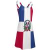 Elegant Casual Dominican Flag Beach Sling Skirt for Women Girl's Summer Sun Beach S view 4