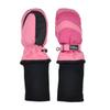 SnowStoppers Kids Waterproof Long Cuff Winter Mittens (Medium (2-5 years), Pink & Fuchsia) view 2