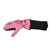SnowStoppers Kids Waterproof Long Cuff Winter Mittens (Medium (2-5 years), Pink & Fuchsia) view 3