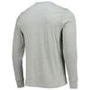 47 Men's Heathered Gray Washington Commanders Traction Super Rival Long Sleeve T-Shirt view 3
