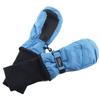 SnowStoppers Kids Waterproof Long Cuff Winter Mittens (Large (4-8 Years), Sky Blue) view 1