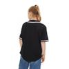 jeecoin Kids Baseball Jersey Button T Shirts Hip Hop Hipster Casual Sports Uniforms Short Sleeve Shirts for Boys Girls Black view 2