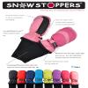 SnowStoppers Kids Waterproof Long Cuff Winter Mittens (Small (1-3 Years), Pink & Fuchsia) view 4