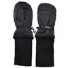 SnowStoppers Kids Waterproof Long Cuff Winter Mittens (Small (1-3 Years), Black) view 2