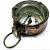 Antique Brass Map Reader Compass Push Button Compass Handmade Marine Pocket Compass Nautical Brass Compass Handmade Marine Pocket Compass Decor 3 Inches by ALLORY TECH view 1