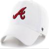'47 New York Yankees Adjustable Cap Clean Up MLB, Atlanta Braves White, One Size view 1