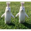 Squishtees Golf Tee Polar Bear 2 Pack Golf tee Polar Bear Foam tee That has Insertion for Traditional Golf tees. Used While Playing and Practicing Golf. Make Golf Fun! view 2