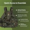 Drake Waterfowl Hunting Time & Motion Easy-Rider Turkey Vest with Adjustable Chest/Waist Straps, Greenleaf view 3