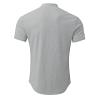 QWENTMTNTY Mens Casual Linen Henley Shirts Muscle Slim Fashion Short Sleeve Fitness T-Shirts Vneck Hippie Beach Athletic Tees Gray view 3