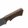 SANZ Damascus Hunting Knife 12 Inch - Camping Knife with Engraved Wood Handle, Full Tang Blade & Sheath for Hunting, Camping & Outdoor uses for Men view 3