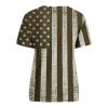Men's Novelty T-Shirt Short Sleeve Fitness Workout Athletics Tees Slim Fit Casual Fashion American Flag Graphic Tshirts view 4