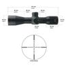 GOTICAL 4x32 Hunting Scope and Saddle Mount for Mossberg 500 12 Gauge, Single Rail Mount view 3
