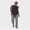 32 DEGREEES Men's Cool Classic Relaxed Tank | Anti-Odor | 4-Way Stretch | Moisture Wicking, Navy, XX-Large view 2