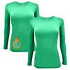 M&M SCRUBS Women's Under Scrub Tee Crew Neck Long Sleeve T-Shirt 2 - Pack (Green, 3X-Large) view 1