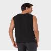 32 DEGREEES Men's Cool Classic Relaxed Tank | Anti-Odor | 4-Way Stretch | Moisture Wicking, Black, XX-Large view 3