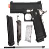 Golden Eagle Steel/Metal Airsoft Hand Gun Hi-Capa 1911 Airsoft Pistol with 6mm BBS and Speed Loader (Metal, Black) view 1
