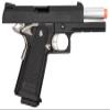 Golden Eagle Steel/Metal Airsoft Hand Gun Hi-Capa 1911 Airsoft Pistol with 6mm BBS and Speed Loader (Metal, Black) view 4