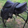 CHALLENGER 16" English Horse Polo Synthetic Treeless Saddle Stirrups 80202BK view 3