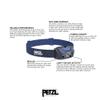 PETZL ACTIK Headlamp (450 Lumens) with Multi-Beam and Red Light - Blue (Classic) view 3