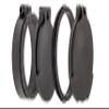 Tenebraex Ocular & Objective Flip Up Scope Cover Kit for Nightforce ATACR 5-25x56 (56KIT-FCRB03) view 1