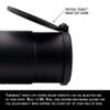 Tenebraex Ocular & Objective Flip Up Scope Cover Kit for Nightforce ATACR 5-25x56 (56KIT-FCRB03) view 4