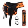15" English Horse Polo Synthetic Treeless Saddle Stirrups 80201OR view 1