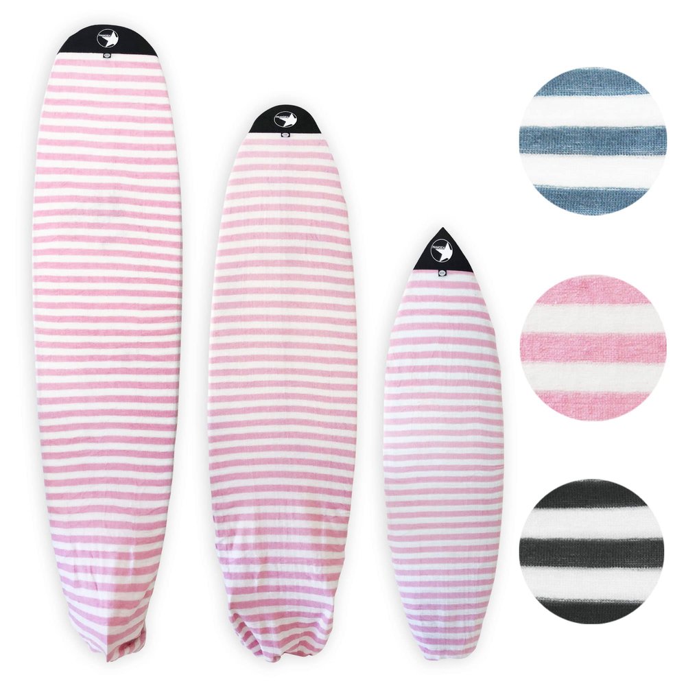 PAMGEA Surf Squared 10'6" SUP Board Surfboard Sock Cover  Lightweight Stretch SUP & Paddleboard Bag, Protective Sleeve for Shortboard, Longboard, Hybrid, Wakesurf  Surfing Accessory, Pink