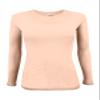 Natural Uniforms Women's Under Scrub Tee Crew Neck Long Sleeve T-Shirt (Nude, XX-Small) view 1