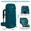 N NEVO RHINO Internal Frame Hiking Backpack 50/60/65/70/80L, Mountain Climbing Camping Backpack Daypack Waterproof Rain Cover view 2