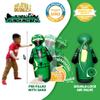 INFLATABLE DUDES Ninja Toy 47 Inches -Kids Punching Bag | Already Filled with Sand| Bop Bag | Inflatable Bopper | Boxing | Ninja Birthday Party | Party Decorations | Punching Bag for Kids- (Archy) view 3