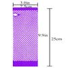 Lastclream 80s Fishnet Sleeves for Women Cosplay Costume Party Accessories Fingerless Mesh Fishnet Gloves (Purple) view 2