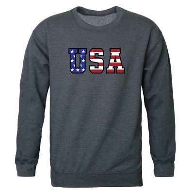 Rapid Dominance Graphic Crewneck Sweatshirt, H.Charcoal, Large