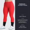 Aoxjox High Waisted Workout Leggings for Women Trinity Yoga Pants 26.5" (Racing Red, XX-Large) view 4