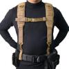 MELOTOUGH Tactical Outdoor H-Harness Duty Belt Suspenders (Khaki) -Tactical Duty Belt not Included-XL view 1