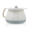 DOITOOL Portable Spittoon with Lid 8.07X8.07X5.31In Plastic Chamber Pot Covered Night Urinal for Home Hospital Use Pee Bucket for Adults and Kids view 1