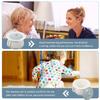 DOITOOL Portable Spittoon with Lid 8.07X8.07X5.31In Plastic Chamber Pot Covered Night Urinal for Home Hospital Use Pee Bucket for Adults and Kids view 3