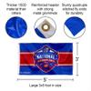 Kansas KU Jayhawks Mens Basketball 2022 National Champions Flag with Pole and Bracket Holder University Set view 3