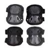 Bargain Crusader Military Tactical Knee Pad Elbow Pad Set Airsoft Knee Elbow Protective Pads Combat Paintball Skate Outdoor Sports Safety Guard Gear (X-Shape Black, M, 4pcs Set) view 1