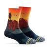 APRIME Cushion Hiking Socks for Men and Women|Trail Running, Cycling, Trekking|Novelty Fun Crew Socks (Medium, Zion) view 1