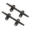 Boat Cleats 6 inch Marine Cleat Stainless Steel Dock Cleats Boat Rope Cleat with Fasteners for Marine, Deck, Nautical Dcor 4 pack view 4