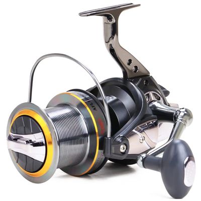 Fishdrops Surf Spinning Reel, Size 10000 12000 Saltwater Fishing Reels, Full Metal Frame 31 LBs Max Drag, 10+1 Stainless BB Ultra Smooth Powerful, High Capacity Long Casting Spinning Reels