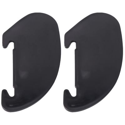TOYANDONA 2pcs Board Fin Splitter Surfboard Accessory for Enhanced Stability Direction Compatible Inflatable Surfboards Outdoor Surfing Black