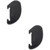TOYANDONA 2pcs Board Fin Splitter Surfboard Accessory for Enhanced Stability Direction Compatible Inflatable Surfboards Outdoor Surfing Black view 3