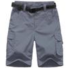 JOMLUN Boys Cargo Pants Kids Outdoor Quick Dry Convertible Zip Off Hiking Climbing Casual Trousers Youth Scout Pants Grey view 3