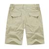 BASUDAM Men's Cargo Hiking Shorts Stretch Quick Dry Lightweight Work Shorts 6 Pockets for Camping Travel Beige 30 view 2