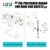 10L0L Golf Cart Front Rear Shock Absorber Set Heavy Duty Shock Absorber Fits Club Car DS 1988-up, Precedent 2004-up Gas or Electric, Replaces OEM# 1014235 1015813 1010991 1012183 1014236 1013164 view 2