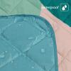 Exclusivo Mezcla Waterproof Picnic Blankets 60x80 Inch, 3 Layer Extra Large, Sandproof and Foldable Outdoor Blanket for Beach Camping, Park and Travel, Green Seaweed view 4