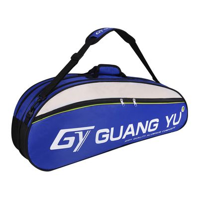 Badminton Bag 4-6 Racquets Heavy Duty Waterproof Tennis Badminton Equipment Bag with Shoe Compartment Single Shoulder Tennis Racket Holder Pockets Gym Gear Equipment Duffle Tote Outdoor Sports Bag