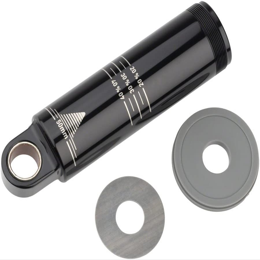 SRAM RockShox Rear Shock Damper Body - Standard Eyelet, 50mm w/Hydraulic Bottom Out, 5mm Travel Spacer, Super Deluxe C1+