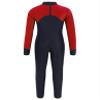 Nikiikoo Kids Girls Boys One Piece Water Sports Rash Guard Swimsuit UPF 50+ Long Sleeves Full Suit Wetsuit Swimwear Red 4 Years view 2